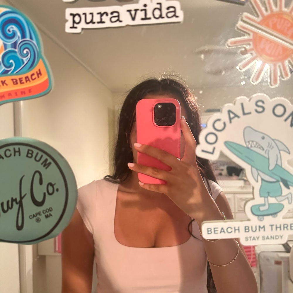 Garage Light Pink Top